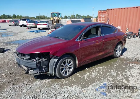 2015 Chrysler 200 Limited z USA, uszkodzony, nr VIN 1C3CCCAB8FN704579